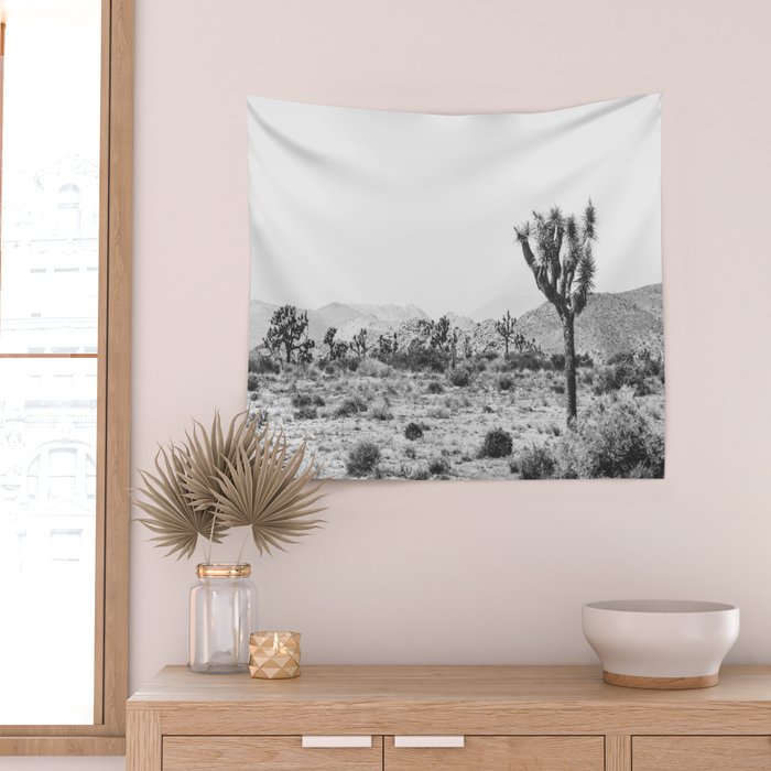 Joshua Tree Monochrome, No. 1 Wall Tapestry Gallery Image 2