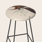 White-crested laughingthrush by Elizabeth Gould, 1831 Stool Gallery Image 2