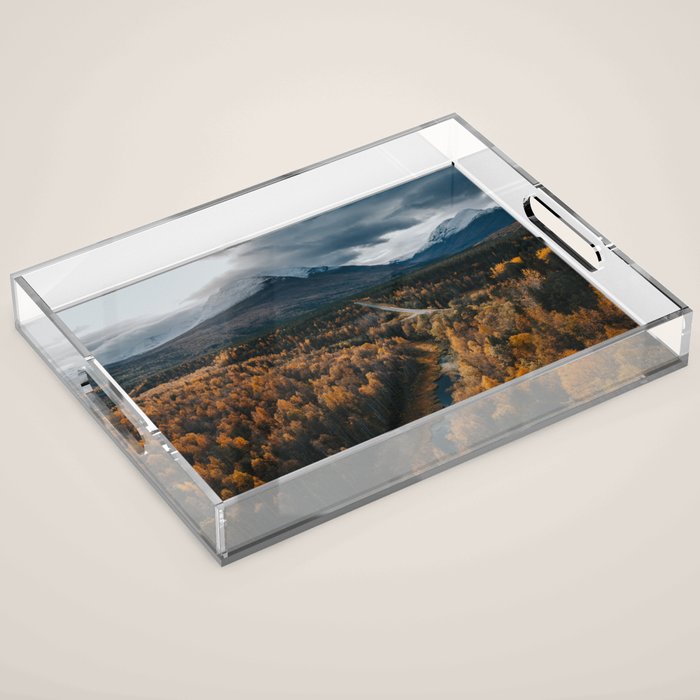 Arctic Autumn - Landscape and Nature Photography Acrylic Tray Gallery Image 1