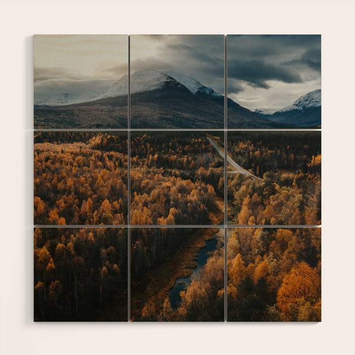 Arctic Autumn - Landscape and Nature Photography Wood Wall Art Gallery Image 1