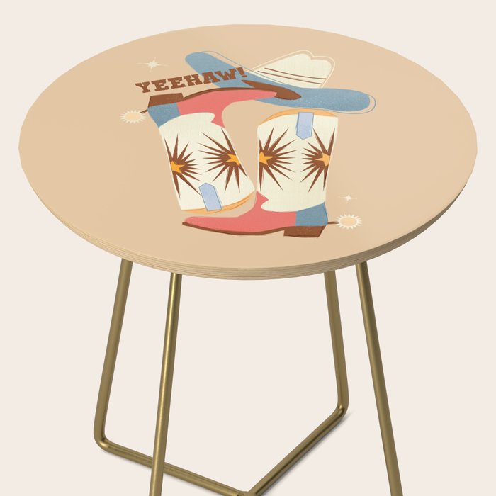Yeehaw! Cowboy Boots Side Table Gallery Image 2