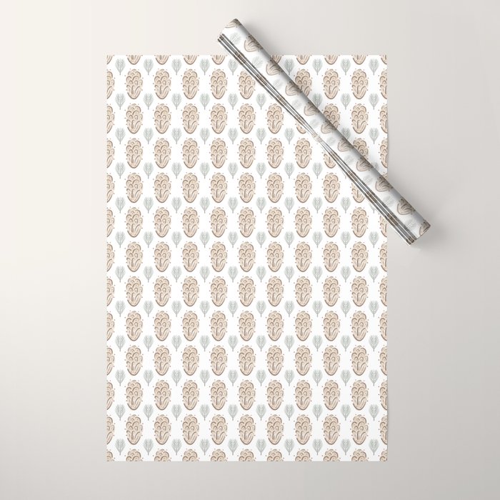 Pinecones and Pine needles Wrapping Paper Gallery Image 1
