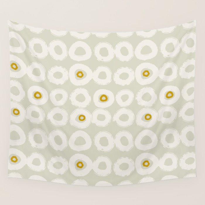 expectant iteration strength in tranquility Wall Tapestry Gallery Image 1