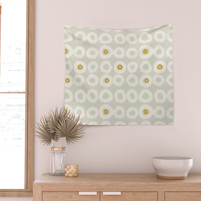 expectant iteration strength in tranquility Wall Tapestry Gallery Image 2