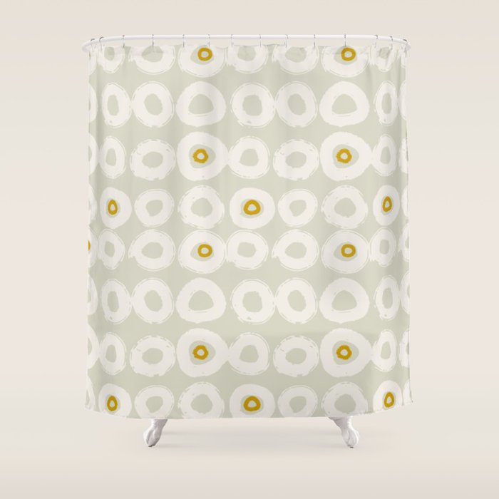 expectant iteration strength in tranquility Shower Curtain Gallery Image 1