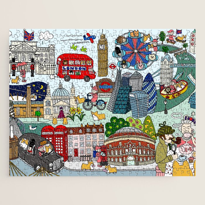 The Queen's London Day Out Jigsaw Puzzle Gallery Image 1