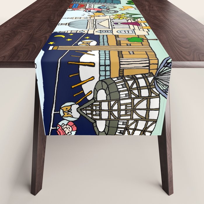 The Queen's London Day Out Table Runner Gallery Image 1