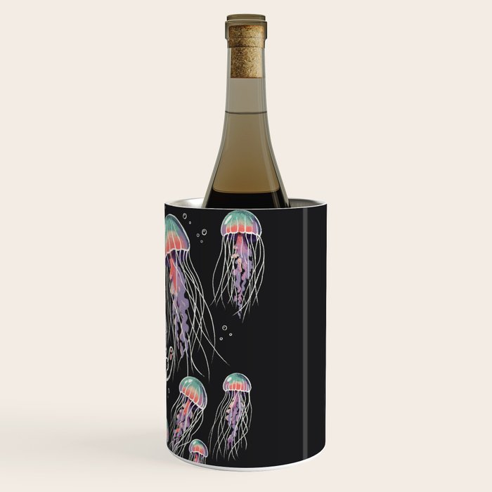 Jellyfish diver Wine Chiller Gallery Image 3