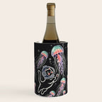 Jellyfish diver Wine Chiller Gallery Image 1