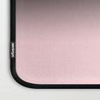 Modern abstract elegant black blush pink gradient pattern Laptop Sleeve Gallery Image 3