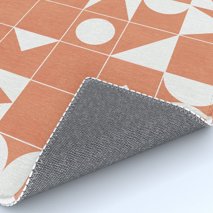 My Favorite Geometric Patterns No.14 - Coral Rug Gallery Image 4