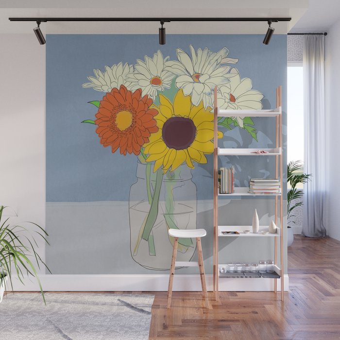 Flowers 26 Wall Mural Gallery Image 1