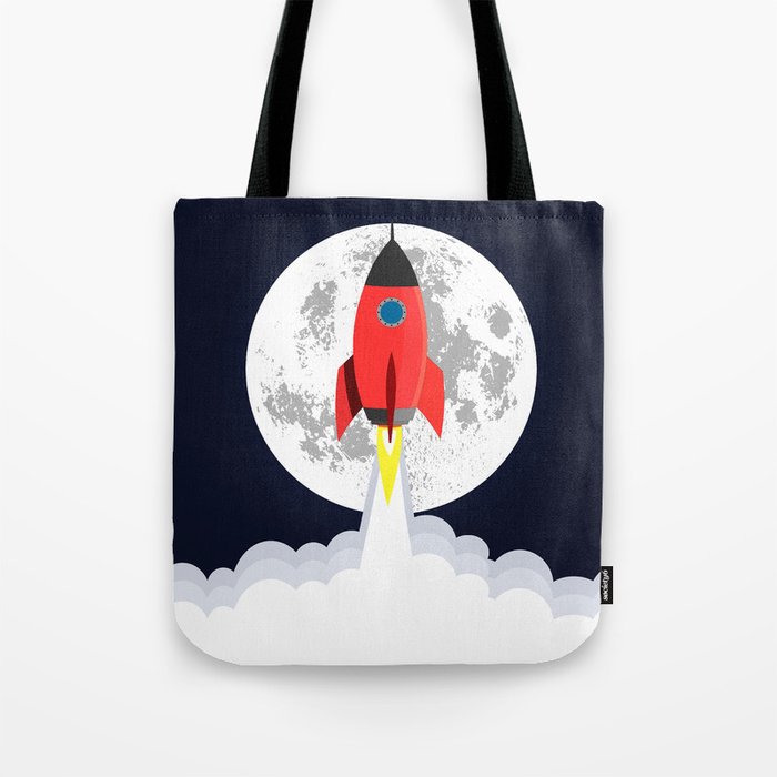 Rocket lift off Tote Bag Gallery Image 1