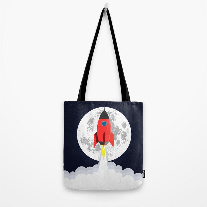 Rocket lift off Tote Bag Gallery Image 2