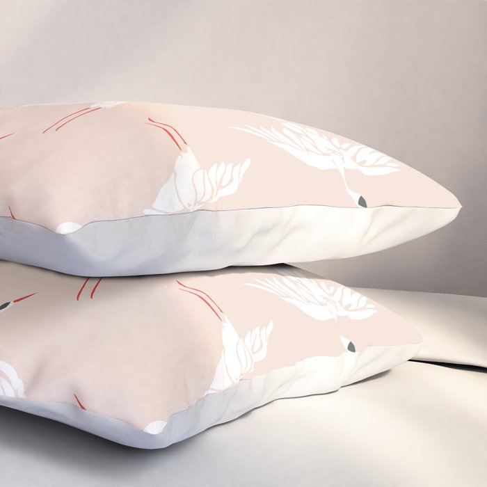 Crane Dance Pillow Sham Gallery Image 3