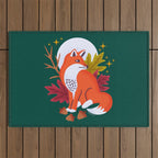 Red Fox - Crepuscular Critters Outdoor Rug Gallery Image 1