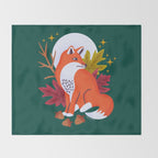 Red Fox - Crepuscular Critters Throw Blanket Gallery Image 2