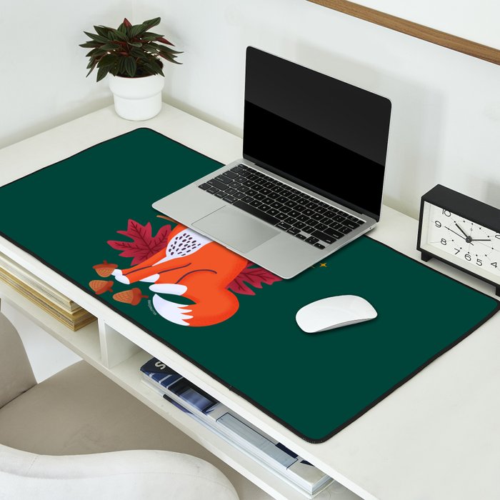 Red Fox - Crepuscular Critters Desk Mat Gallery Image 2