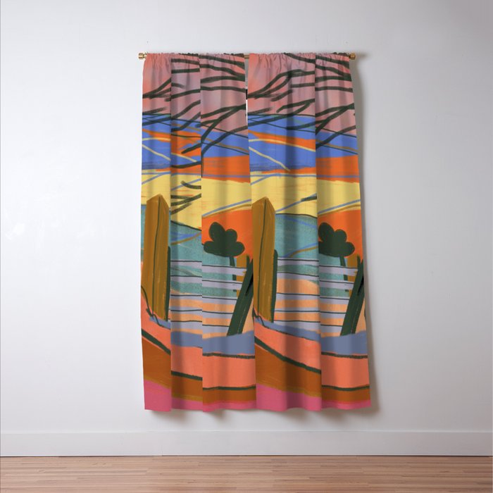 Cumbria landscape Window Curtain Gallery Image 3