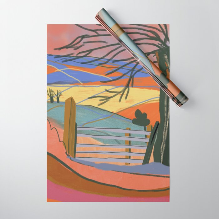 Cumbria landscape Wrapping Paper Gallery Image 1