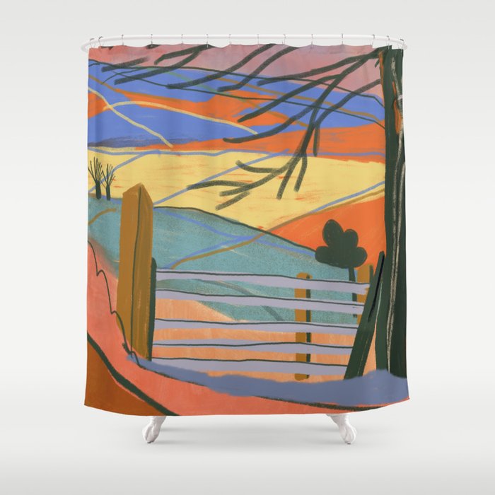 Cumbria landscape Shower Curtain Gallery Image 1