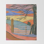 Cumbria landscape Throw Blanket Gallery Image 2