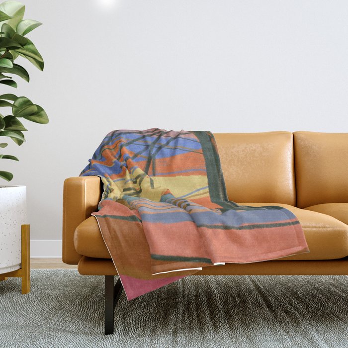 Cumbria landscape Throw Blanket Gallery Image 1