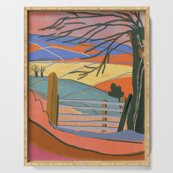Cumbria landscape Serving Tray Gallery Image 1
