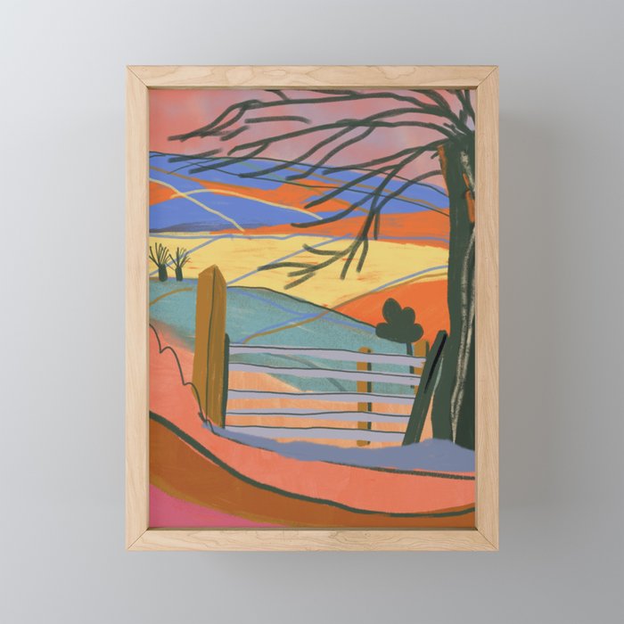 Cumbria landscape Mini Art Print Gallery Image 1