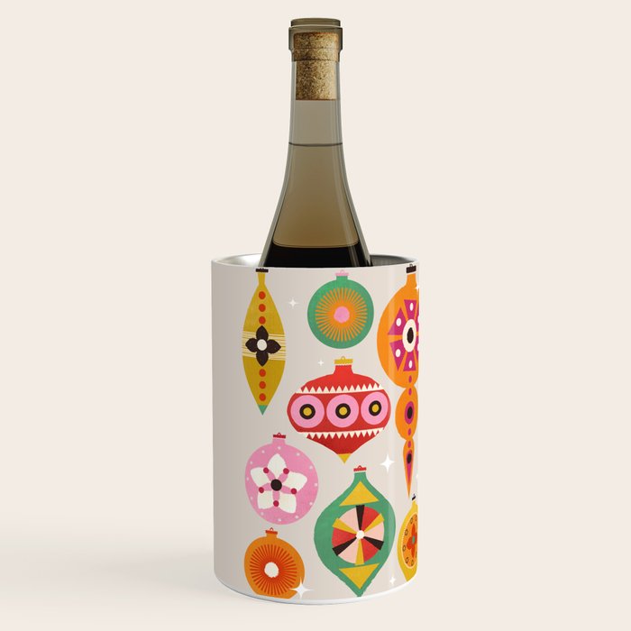 Christmas Tree Retro Ornaments Wine Chiller Gallery Image 2