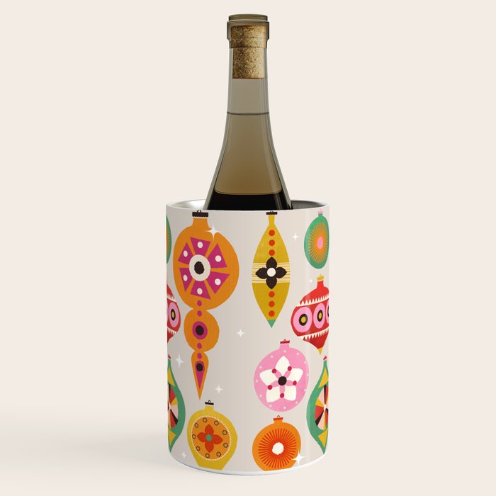 Christmas Tree Retro Ornaments Wine Chiller Gallery Image 1