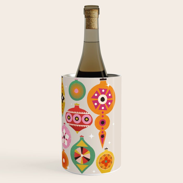 Christmas Tree Retro Ornaments Wine Chiller Gallery Image 3