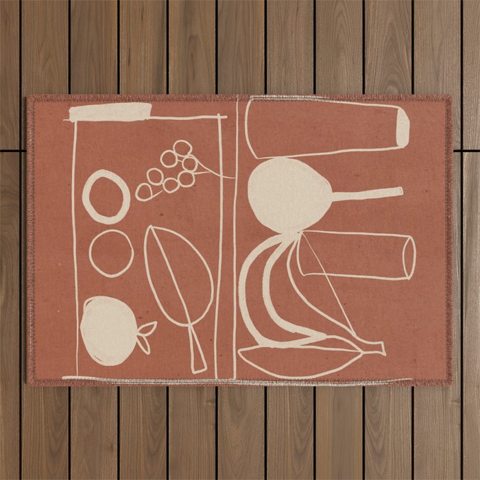 Minimalist Still Life 17 Outdoor Rug Gallery Image 1