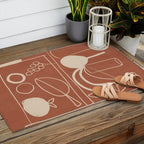 Minimalist Still Life 17 Outdoor Rug Gallery Image 2