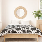 Black and white star shape pattern Duvet Cover Gallery Image 3