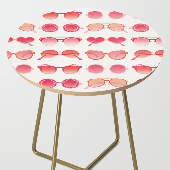 Sunglasses Collection - Pink OmbrÃ© Palette Side Table Gallery Image 2