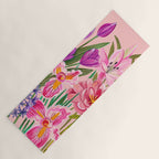Boho wild flowers bouquet Yoga Mat Gallery Image 1