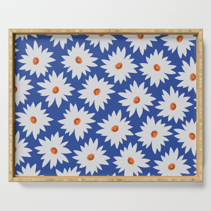 Flowers Make Me Smile Serving Tray Gallery Image 1