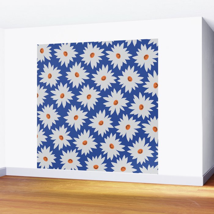 Flowers Make Me Smile Wall Mural Gallery Image 2