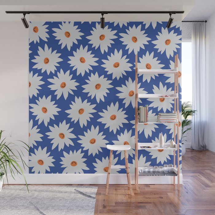 Flowers Make Me Smile Wall Mural Gallery Image 1