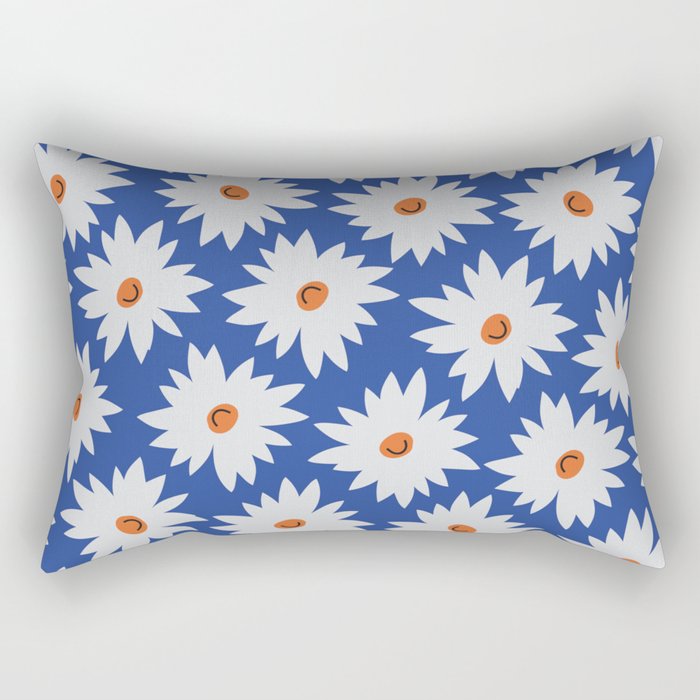 Flowers Make Me Smile Rectangular Pillow Gallery Image 2