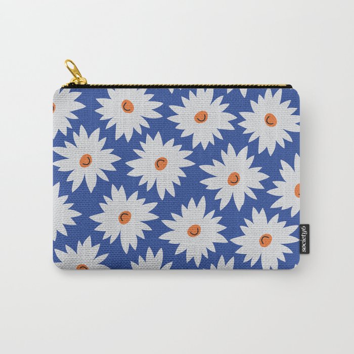 Flowers Make Me Smile Carry All Pouch Gallery Image 1