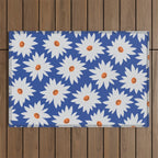 Flowers Make Me Smile Outdoor Rug Gallery Image 1