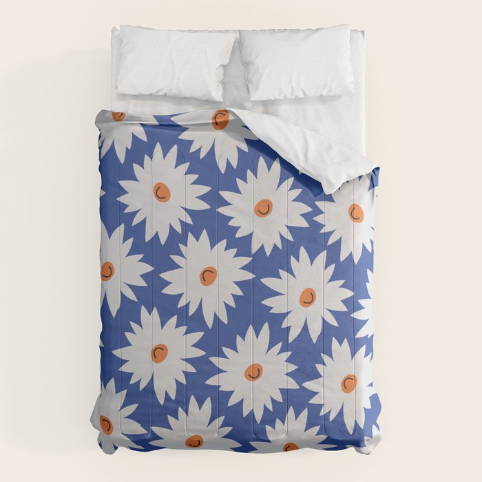 Flowers Make Me Smile Comforter Gallery Image 1