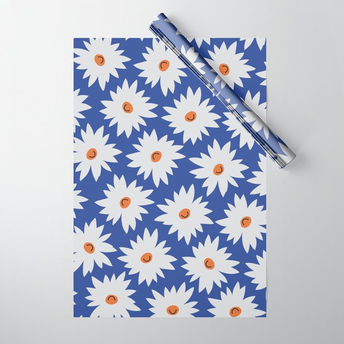 Flowers Make Me Smile Wrapping Paper Gallery Image 1
