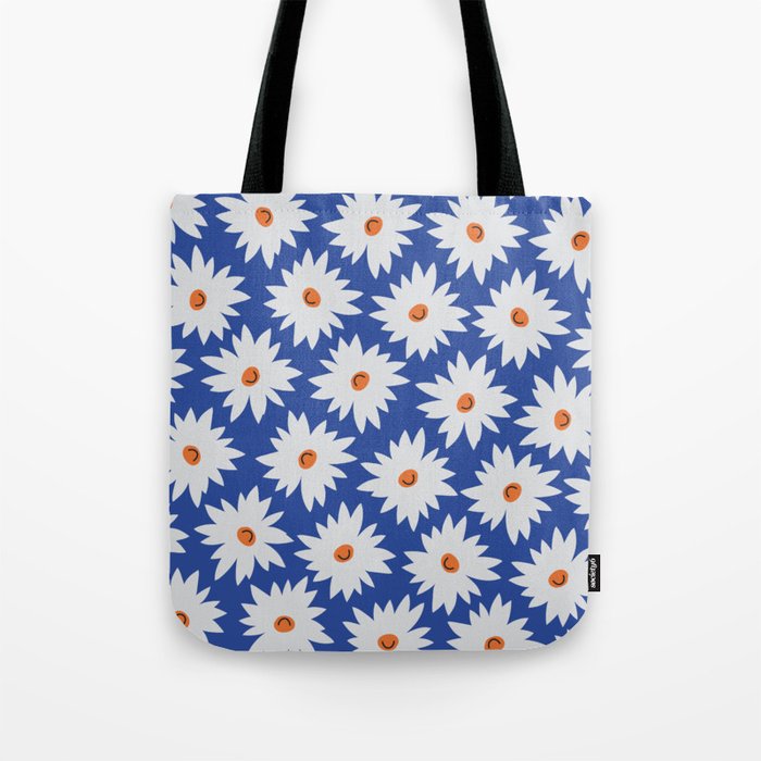 Flowers Make Me Smile Tote Bag Gallery Image 1