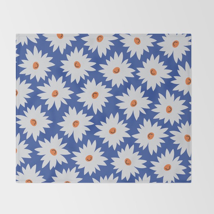 Flowers Make Me Smile Throw Blanket Gallery Image 2