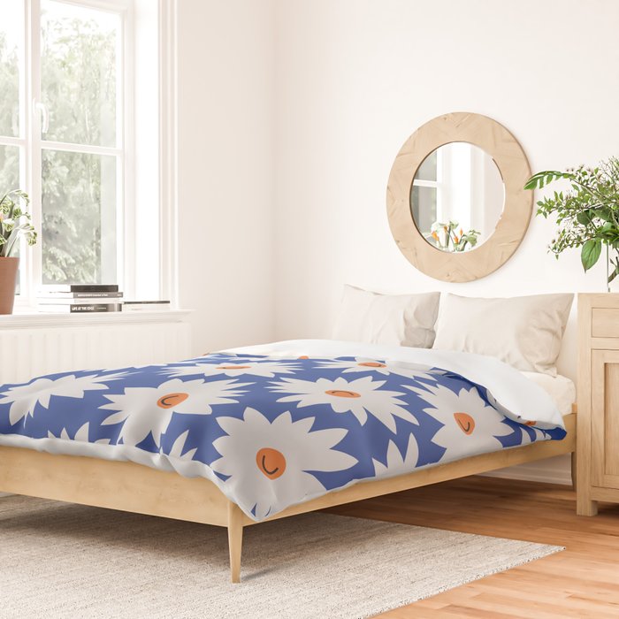 Flowers Make Me Smile Duvet Cover Gallery Image 2