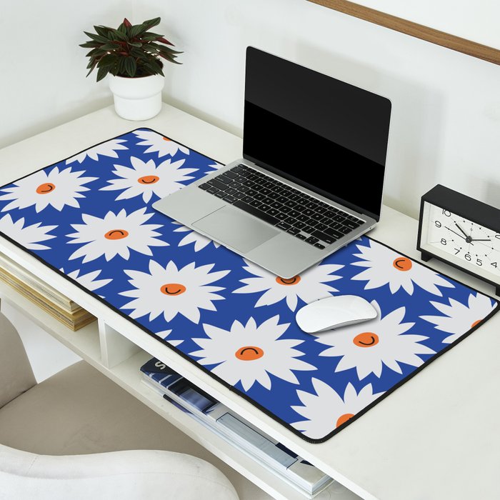Flowers Make Me Smile Desk Mat Gallery Image 2