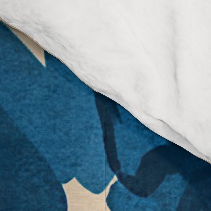 Deep Blue Flowers Comforter Gallery Image 4